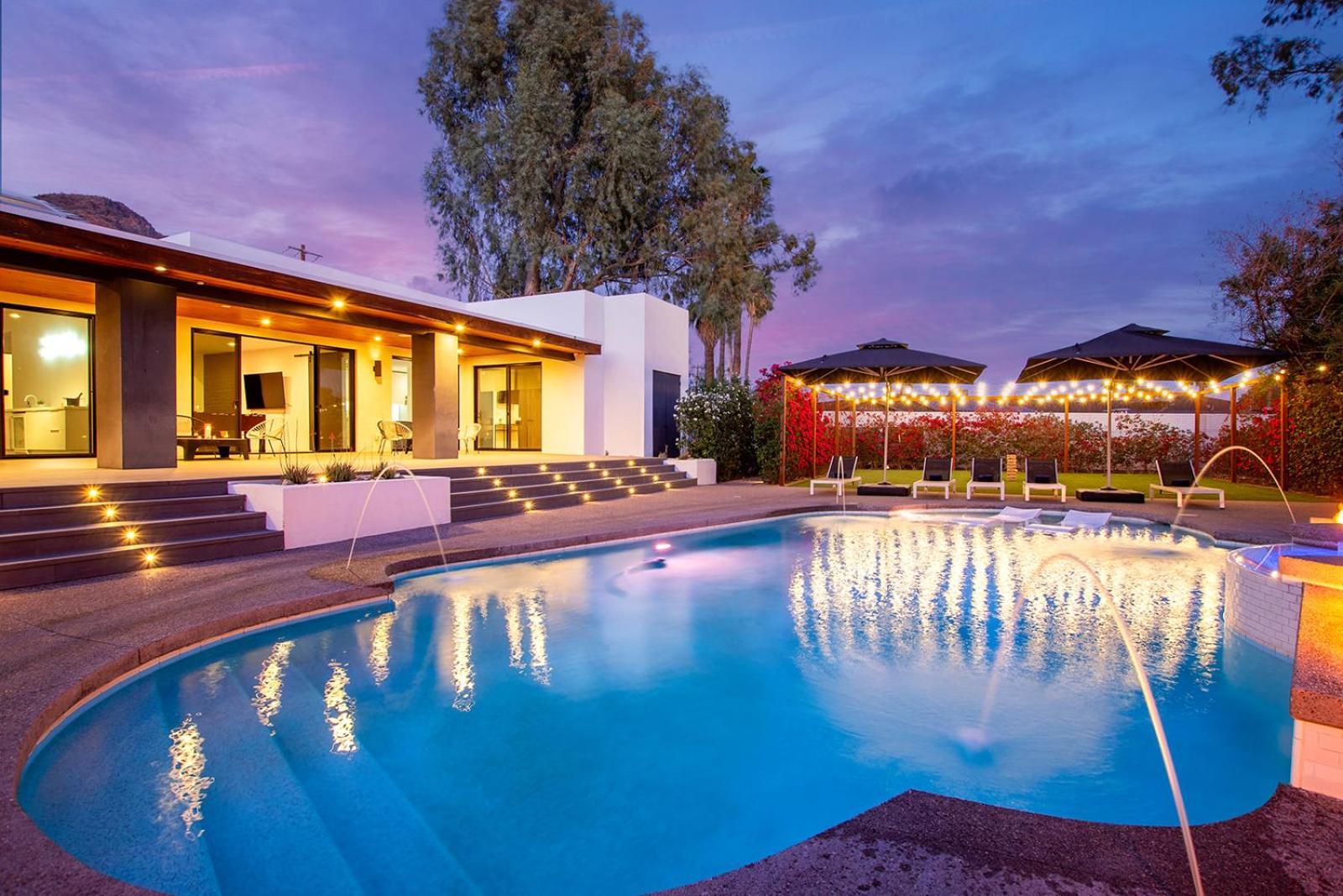 Luxury Micro-Resort, Theater, Sauna, Heated Pool Phoenix Buitenkant foto